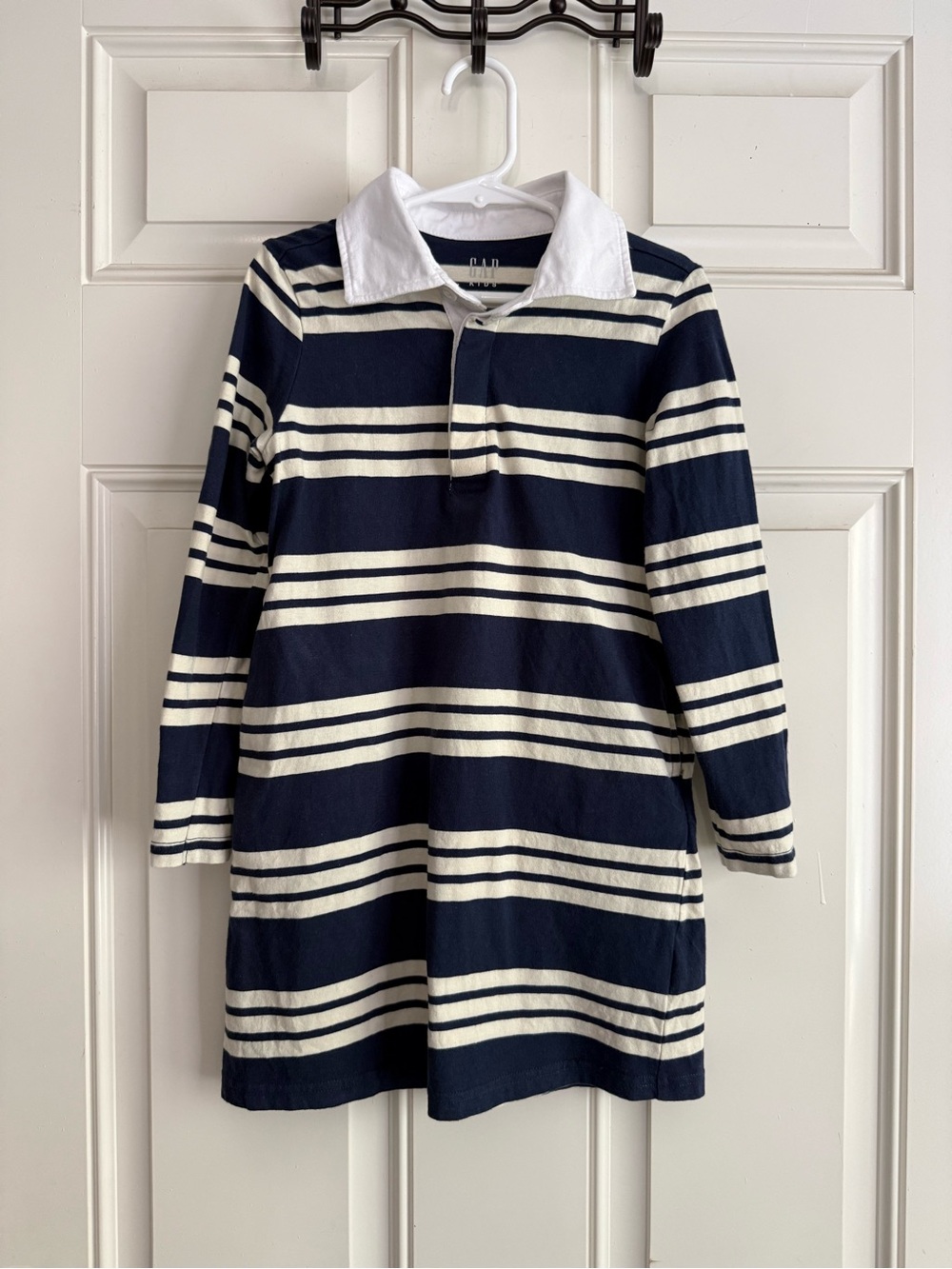 Toddlers GAP Navy & White Striped Polo Tunic